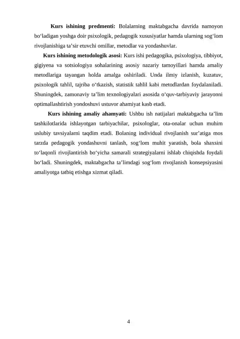 MAKTABGACHA YOSHDAGI BOLALARNING YOSHGA DOIR PEDAGOGIK VA PSIXOLOGIK XUSUSIYATLARI VA ULARNING BOLA SOGʻLOM RIVOJLANISHIDAGI AHAMIYATI 4