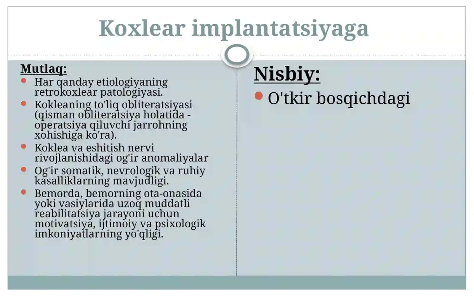 Koxlearimplant va uning xususiyatlari 4
