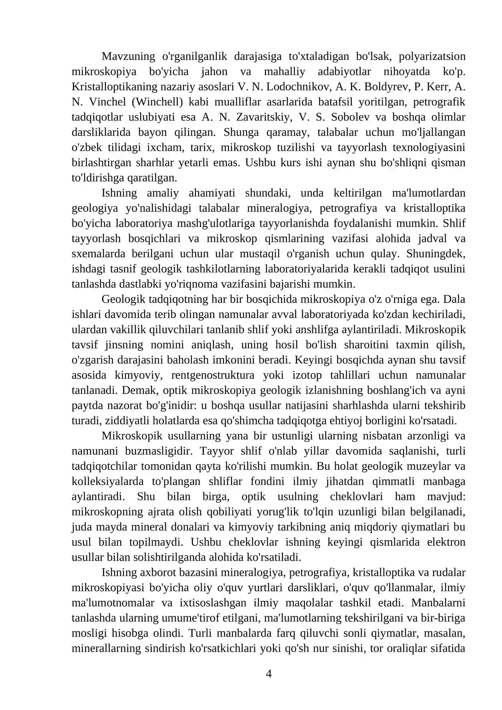 Geologiyada mikroskop tahlil usullari 4