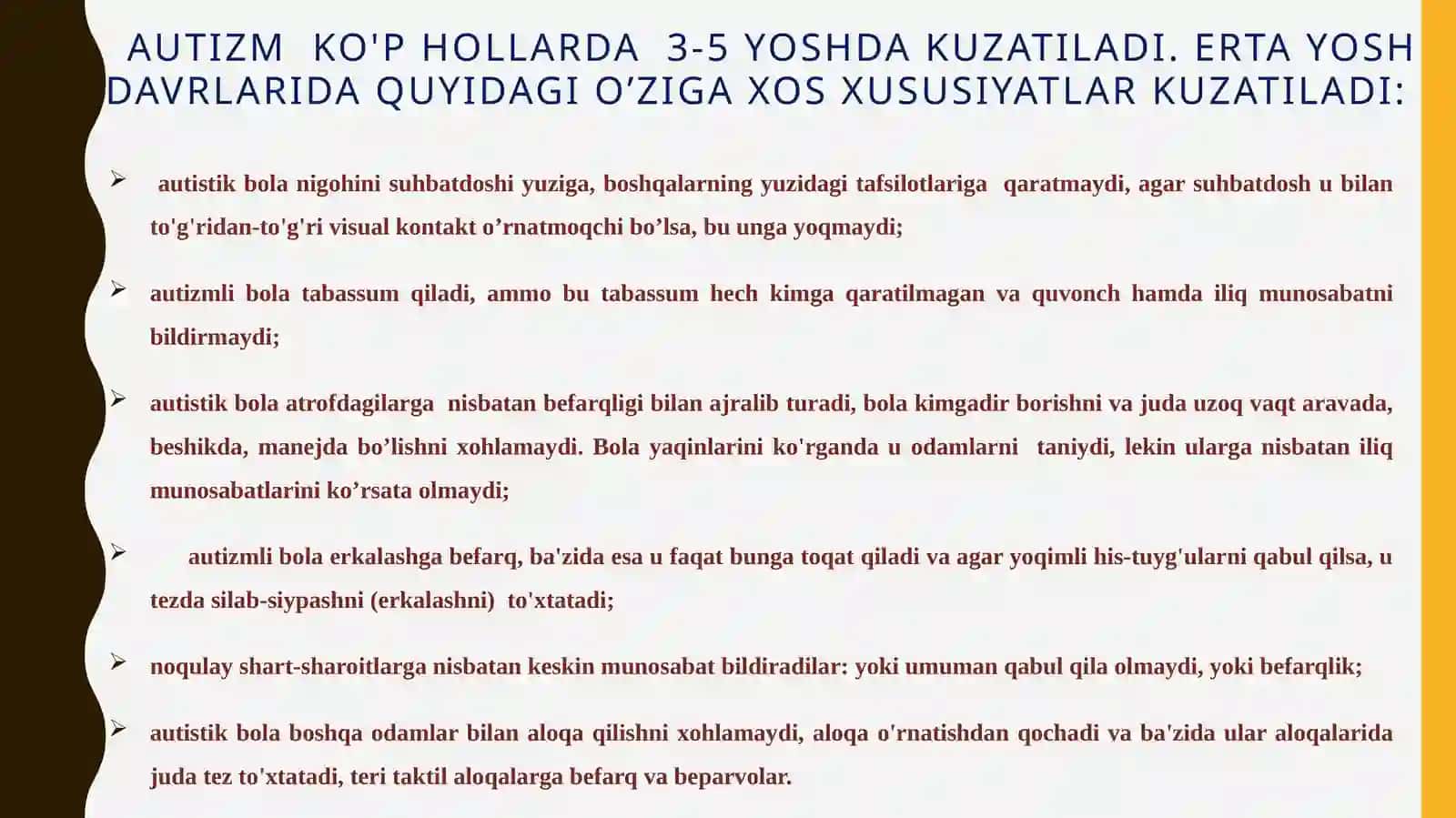 Erta bolalik autizmi 4