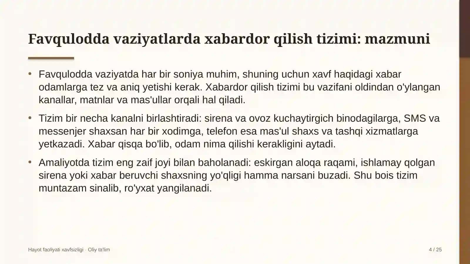 qishloq maktablarida favqulodda vaziyatlarda xabardor qilish tizimi 3867 4