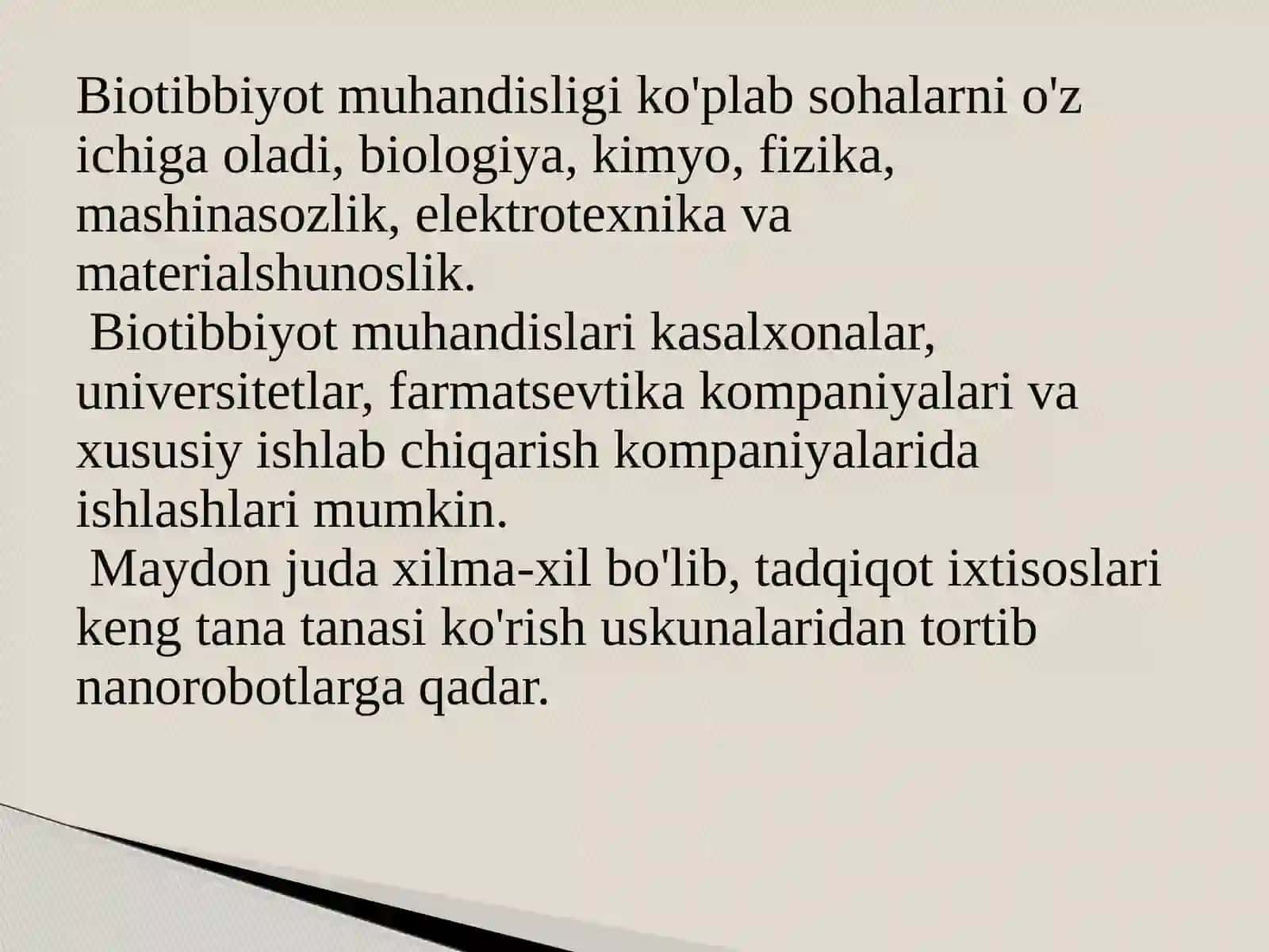 Rossiyadabiotibbiyot muhandisligi yo’nalishi 4
