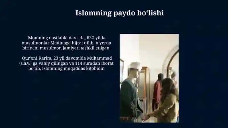 Islom dini tarixi va ta'limoti 4