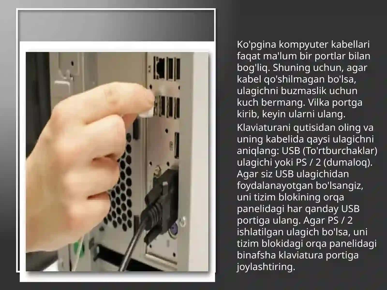 Monitor va Tizim 4