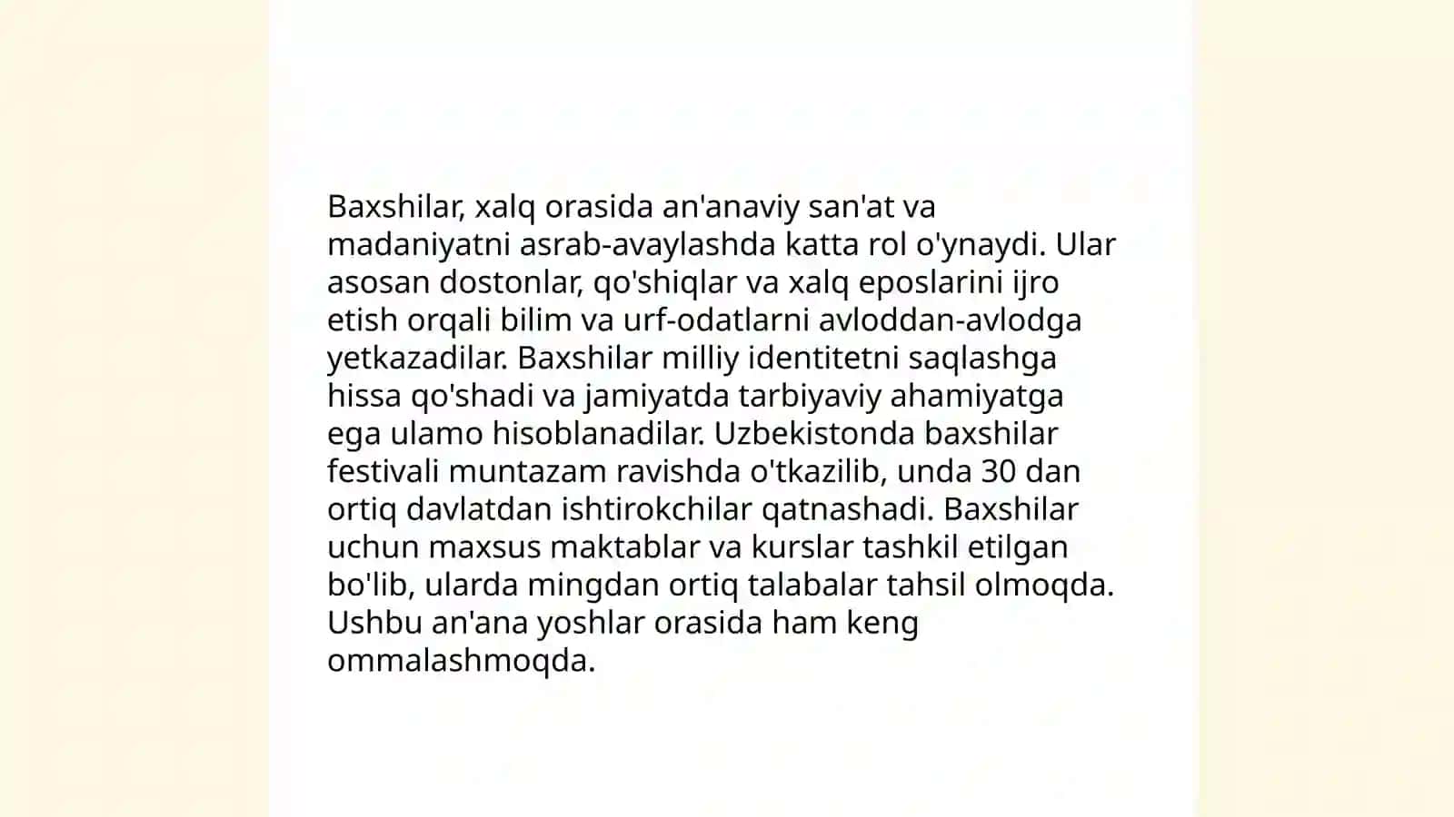 Baxshichilik san'ati festivali 4