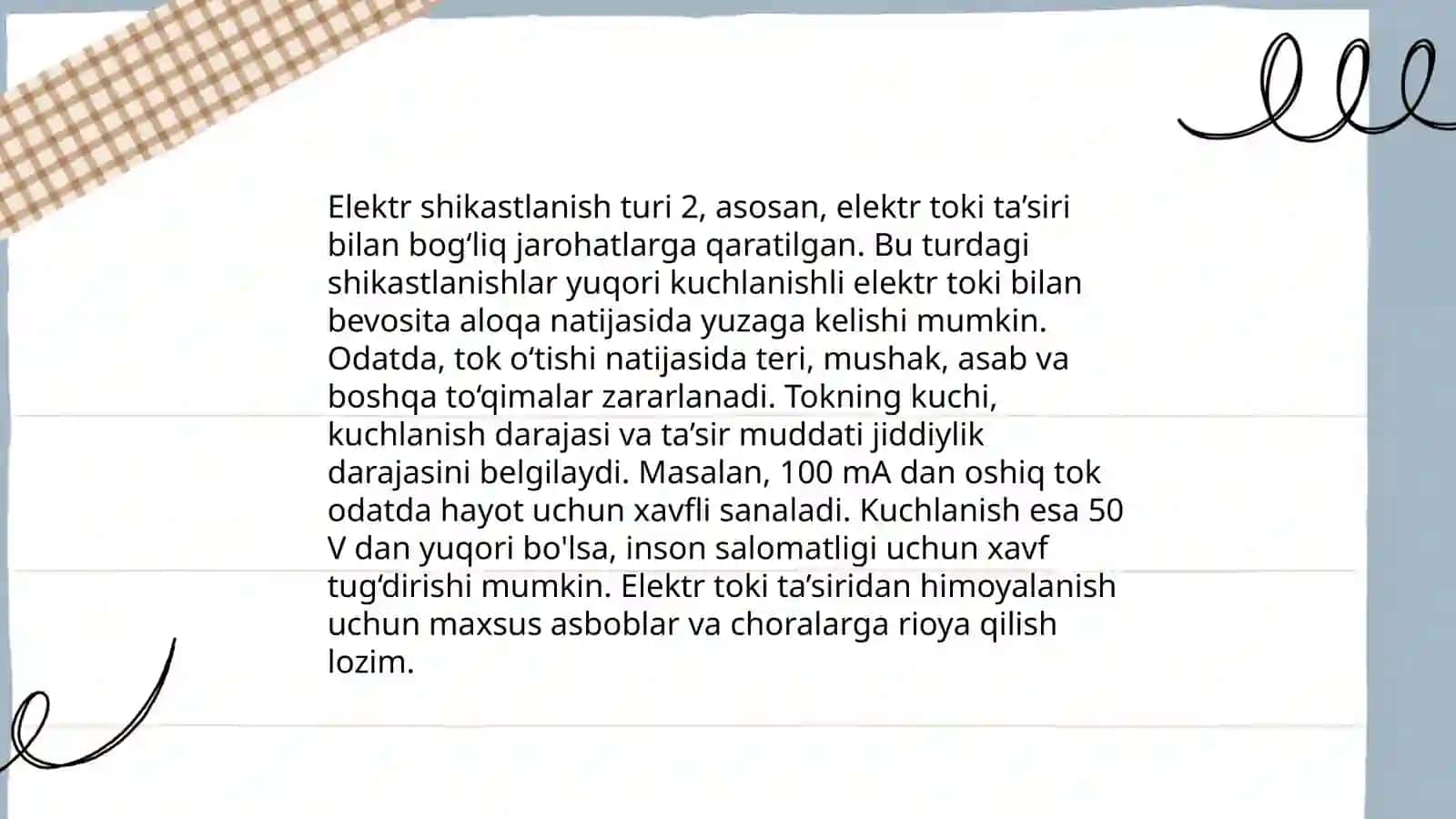 Elektrdan shikastlanganda birinchi yordam ko‘rsatish 4