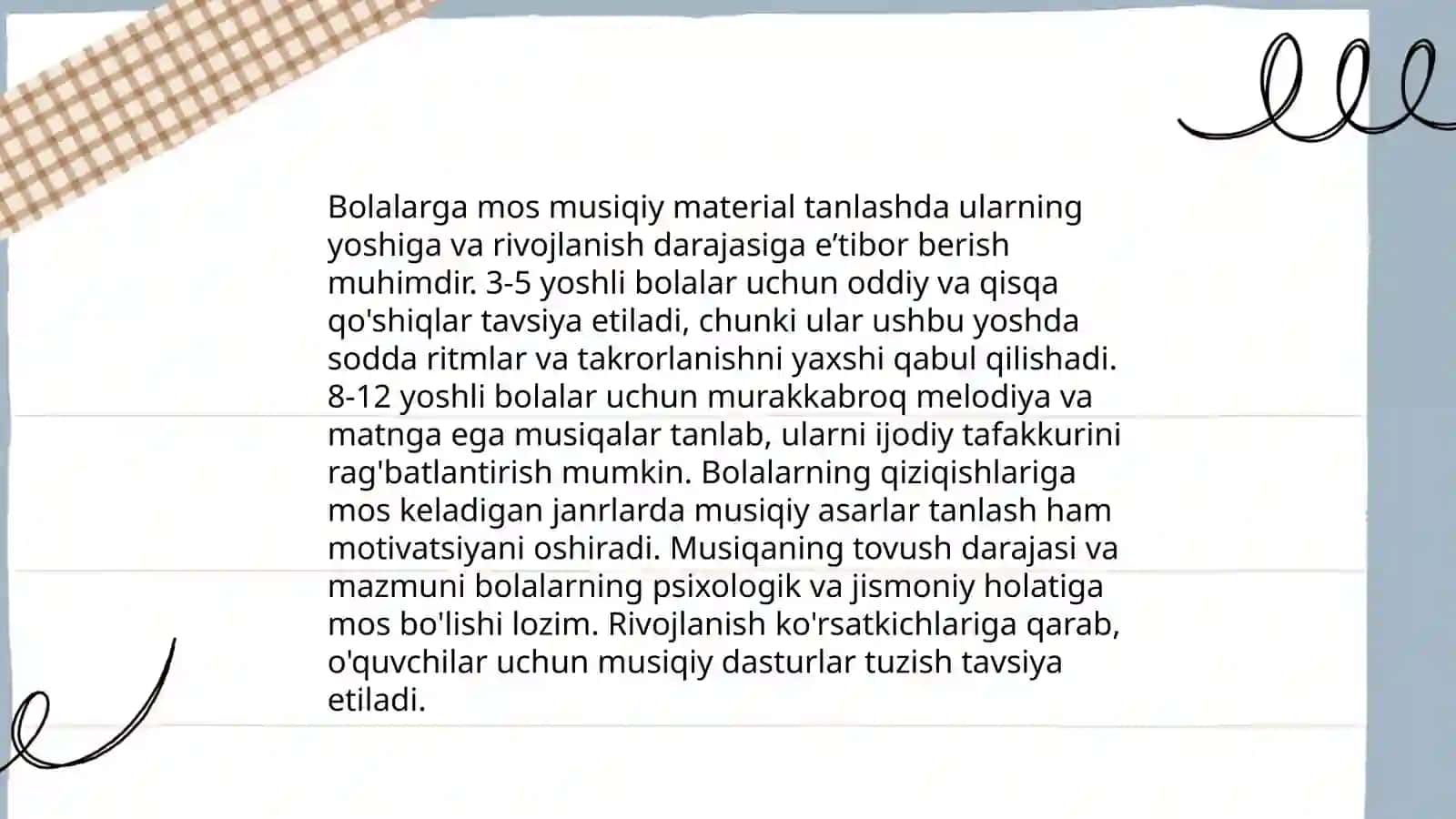 Maktabgacha yoshdagi bolalarga musiqiy tarbiya berish metodlari 4