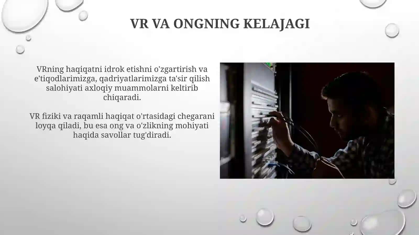 Virtual Haqiqatning Axloqi 4