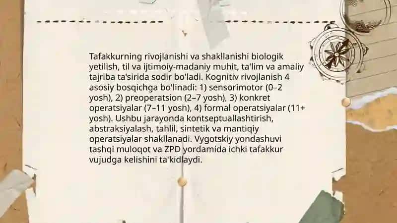 Tafakkur va nutqning psixologik tavsifi 4