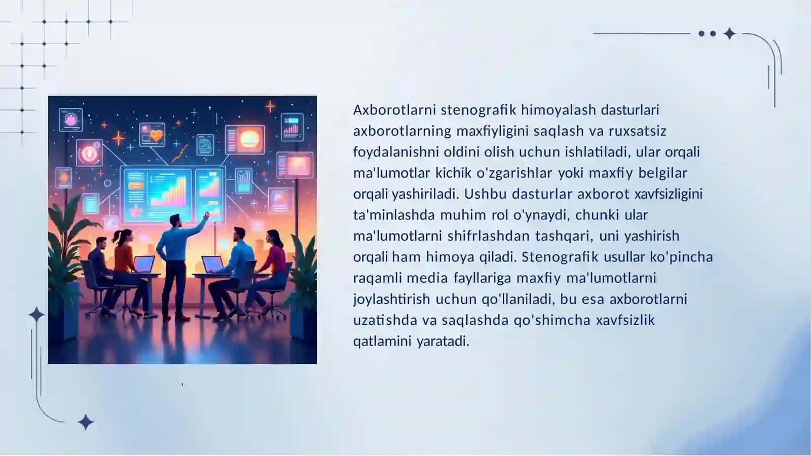 Axborotlarni stenografiik himoyalash dasturlari 4
