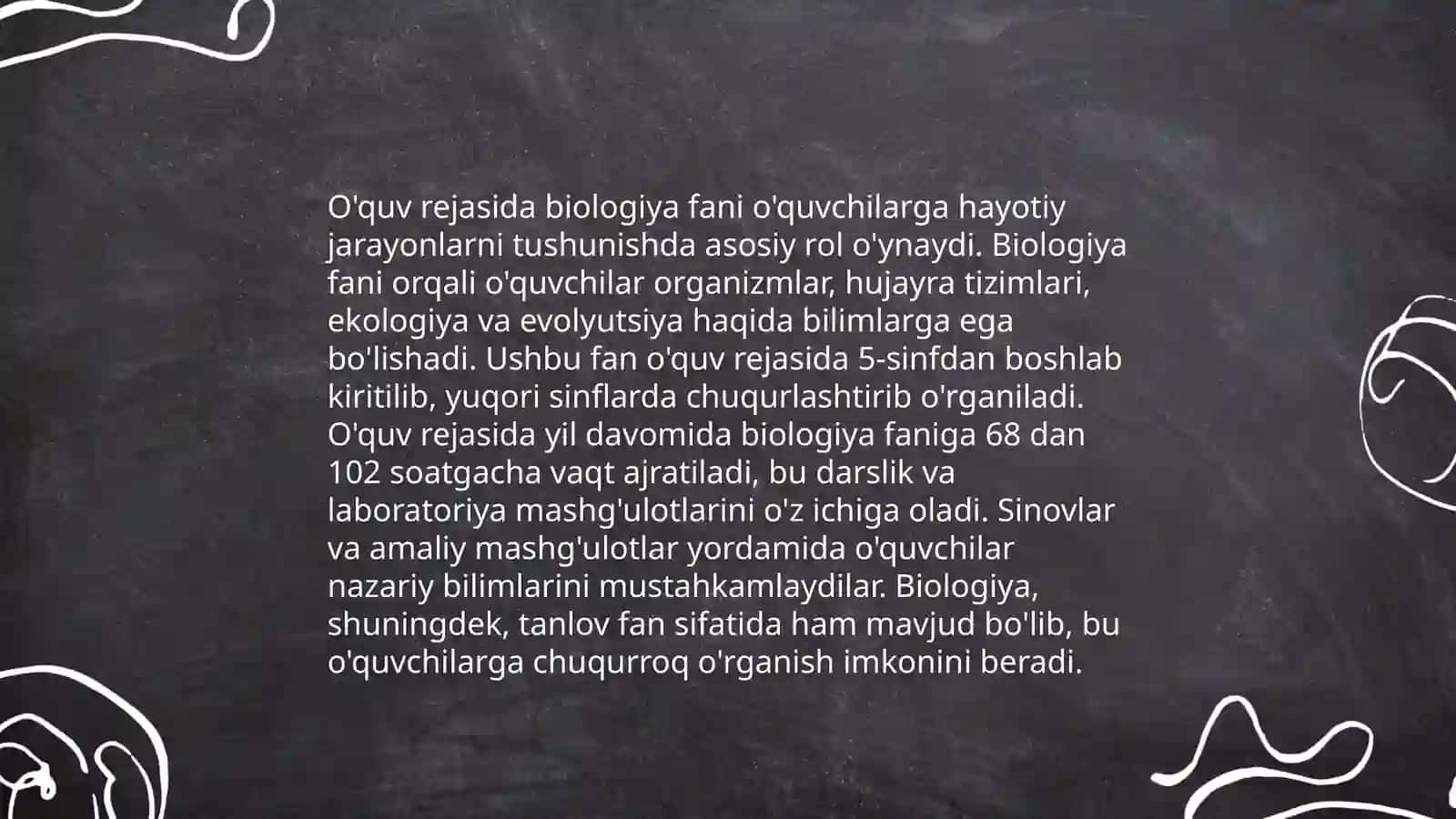 Maktab o'quv rejasidagi biologik ta'limning o'ziga xos tomonlari 4