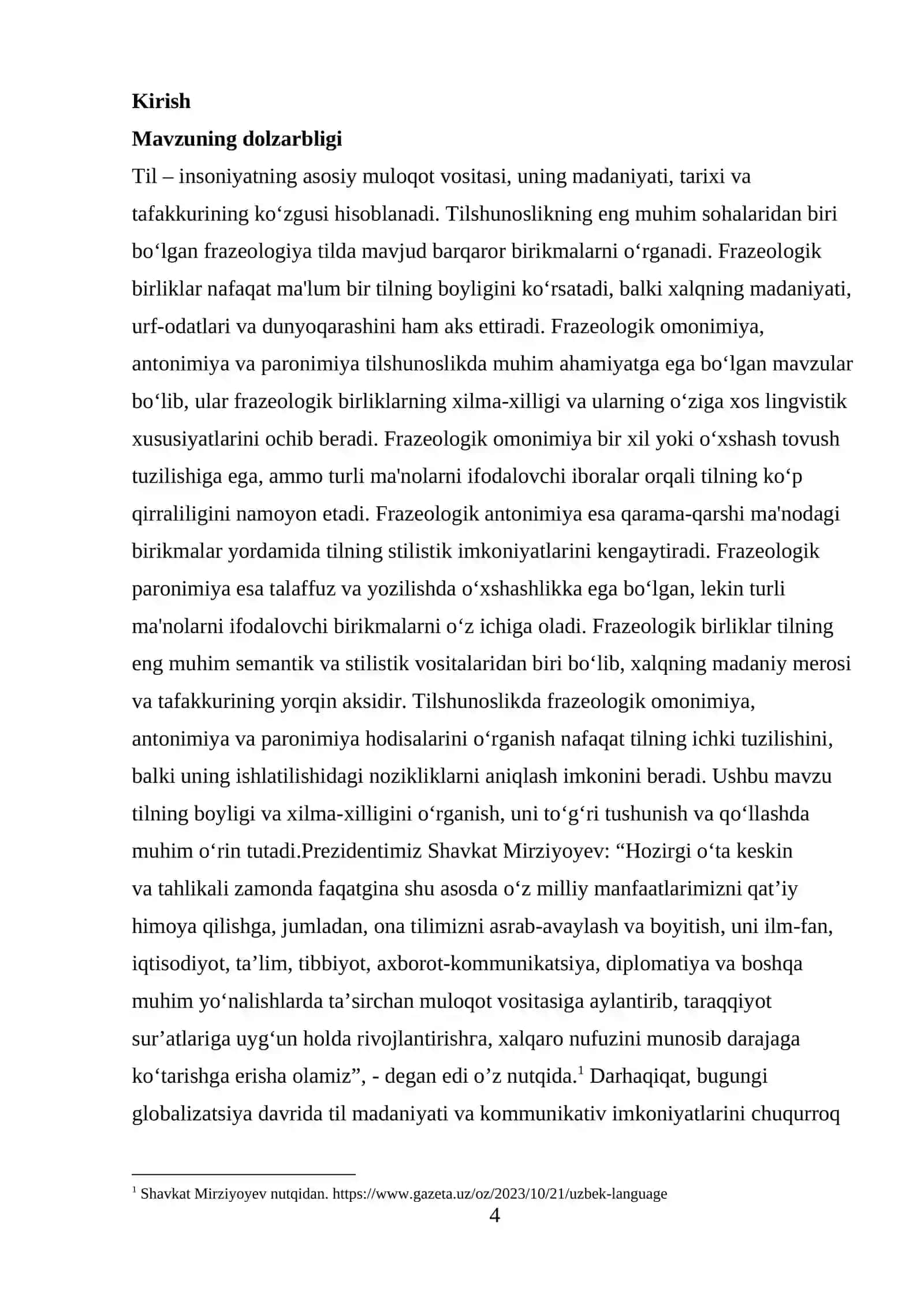 Hozirgi o’zbek adabiy tili - Frazeologik Omonimiya, Antonimiya va Paronimiya 4