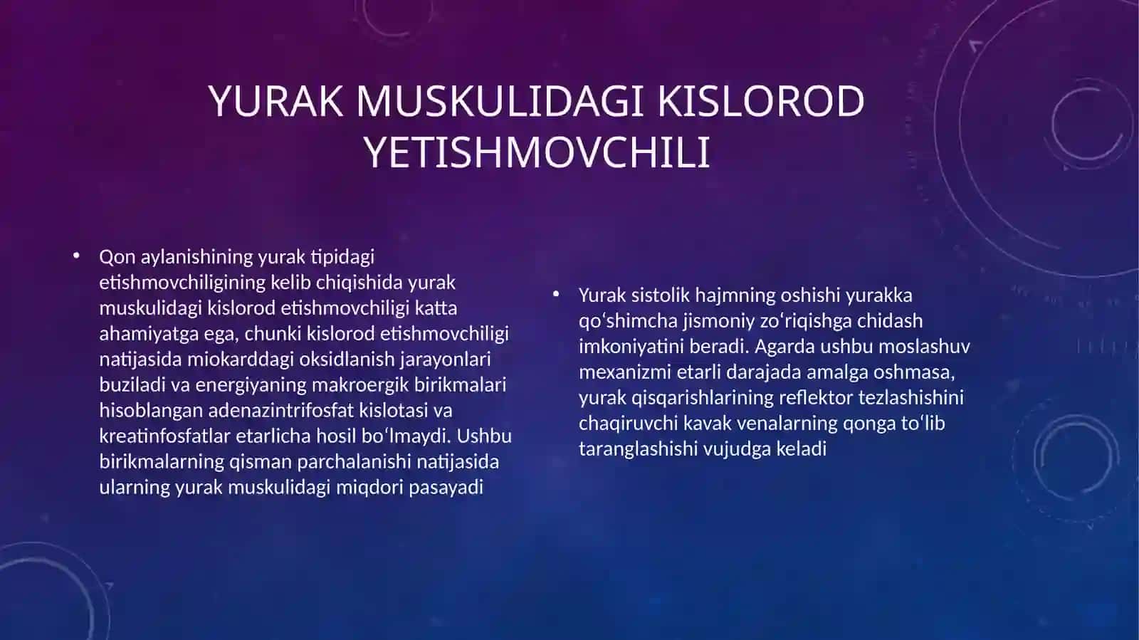 Yurak muskulining xususiyatlari 4