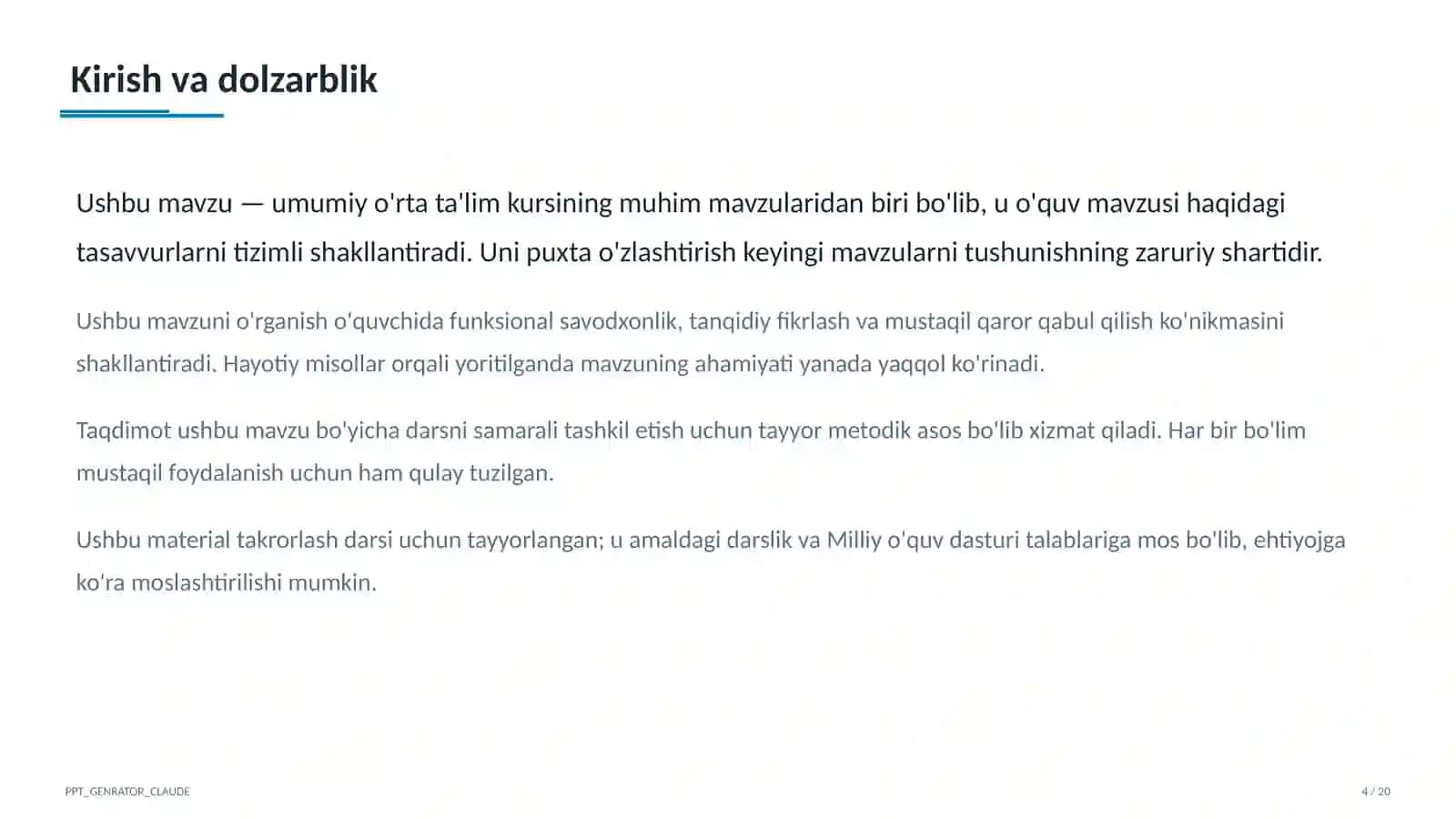 Raqamli savodxonlik va kibermadaniyat: o'quvchilar uchun amaliy mashg'ulotlar 4