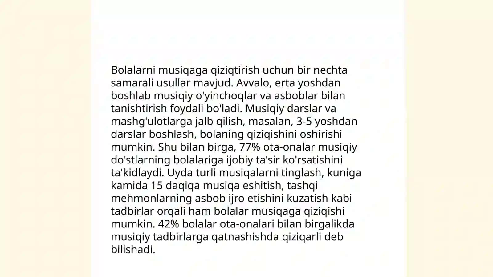 Maktabgacha yoshdagi bolalarga musiqiy tarbiya berish metodlari 4