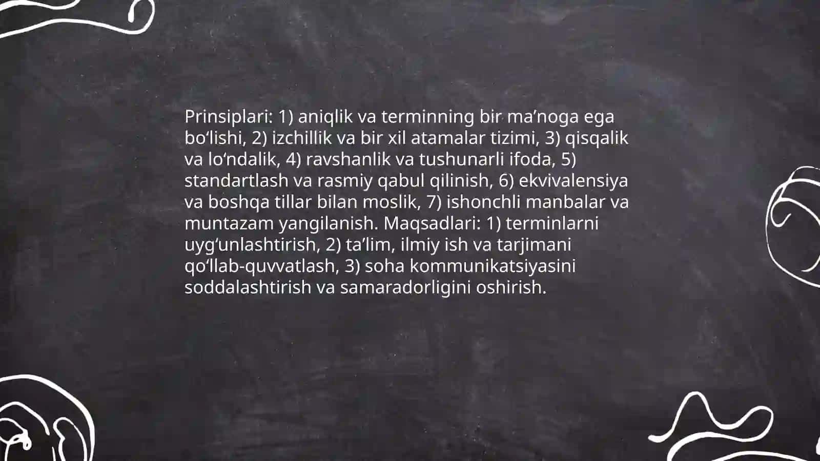 Mutaxassisligim haqida mikromavzu doirasida terminologik glassariy 4