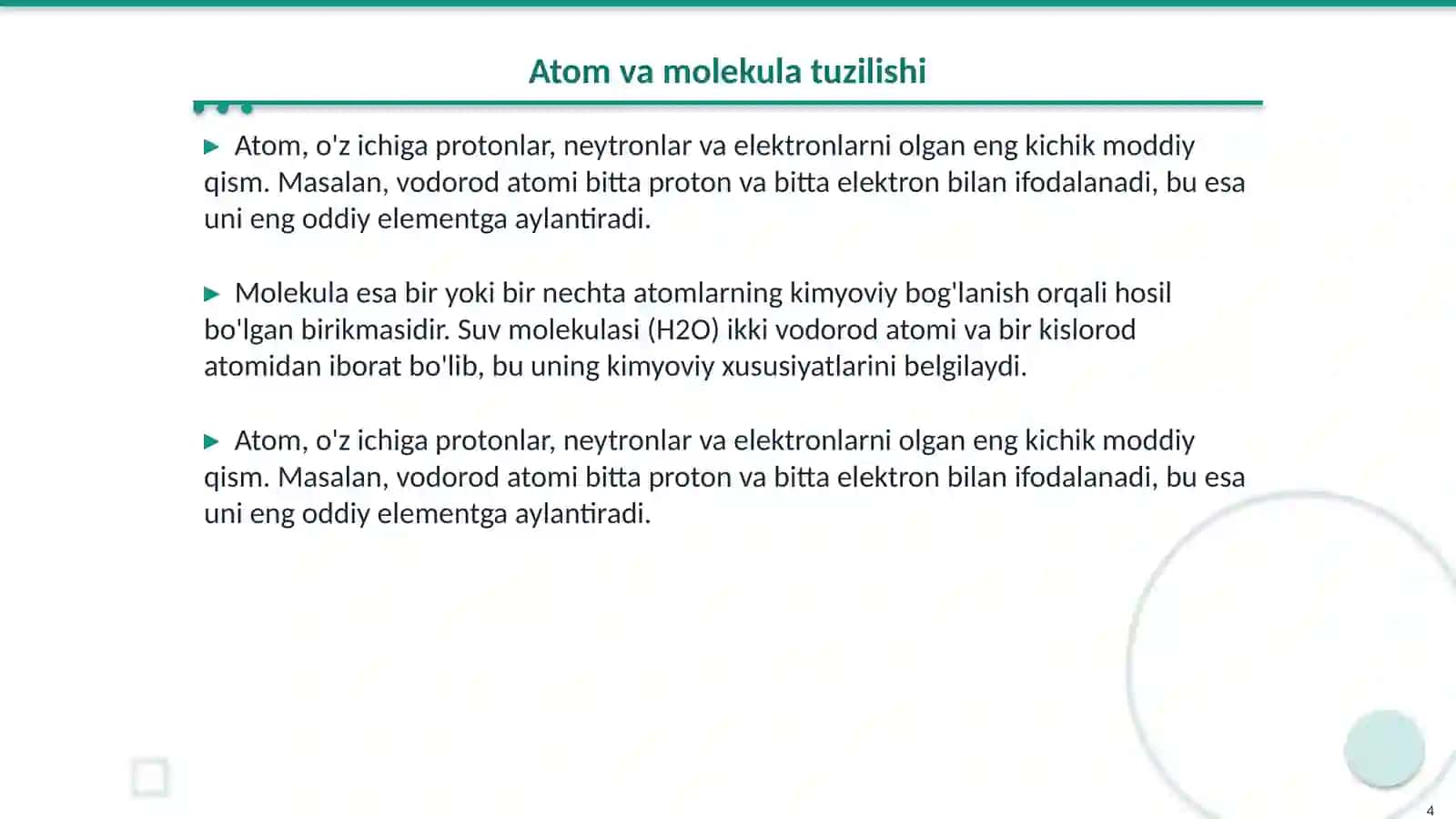 Molekulyar fizika 4