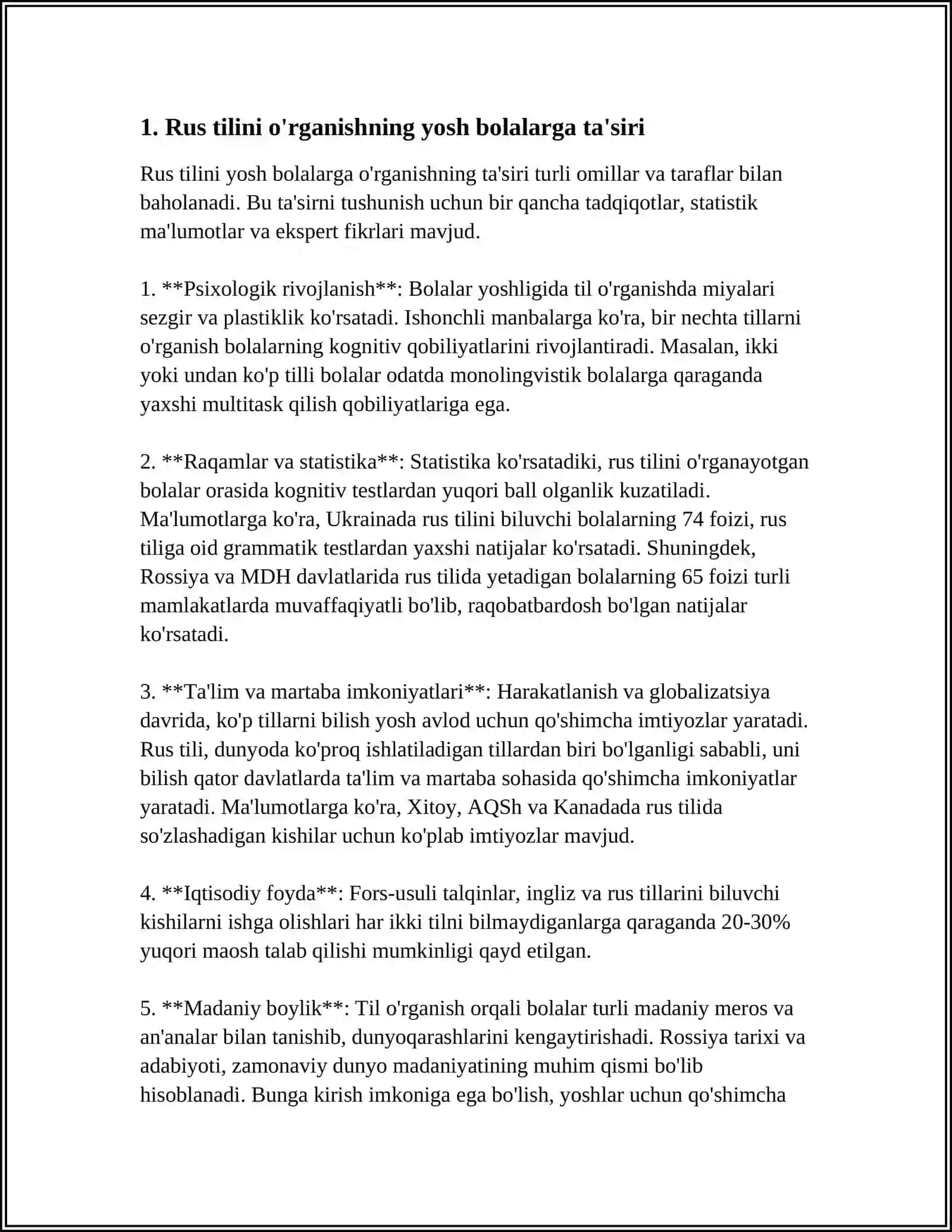 BOG'CHA YOSHIDAGI BOLALARGA RUS TILINING O'QITILISHI 4