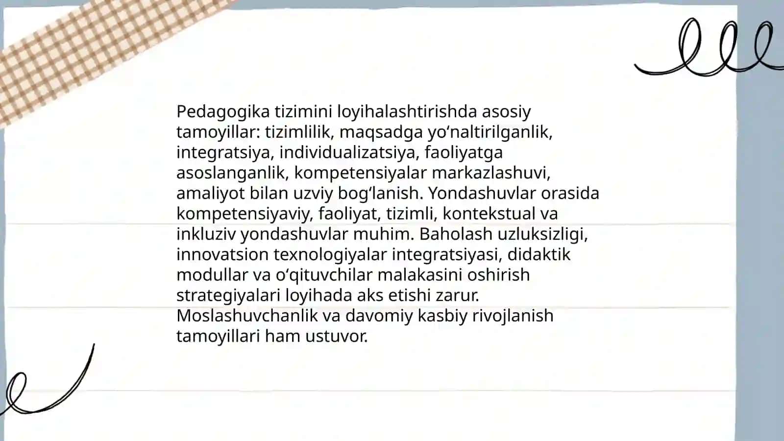 O'qituvchilar tayyorlashda o'ziga xosliklari va pedagogika tizimni loyihalashtirish 4