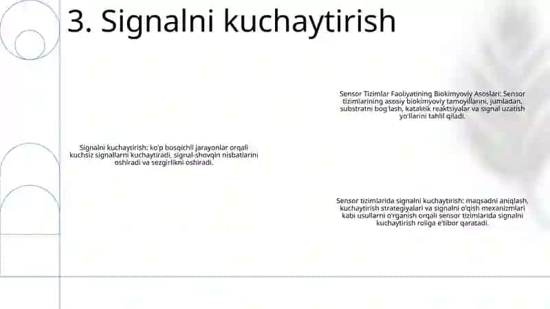 Sensor Tizimlar Faoliyatining Biokimyoviy Asoslari 4