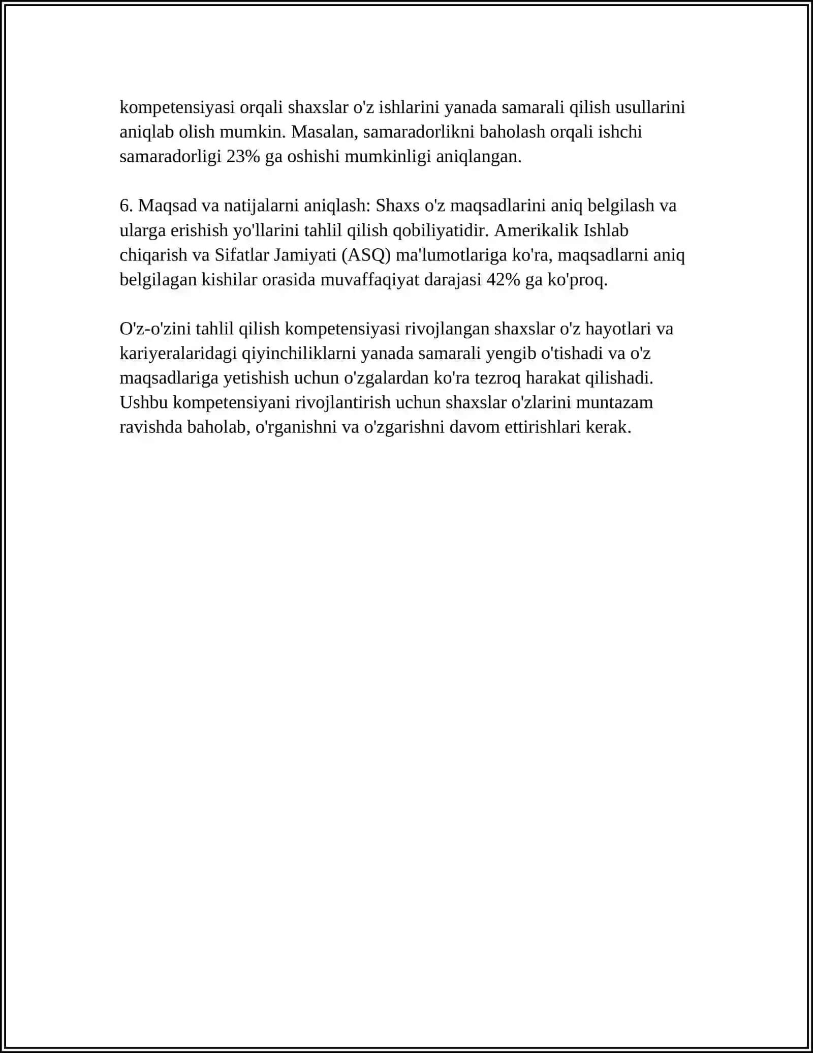 TAYANCH VA RIVOJLANISH SOXALARI KOMPITENSIYALARI 4