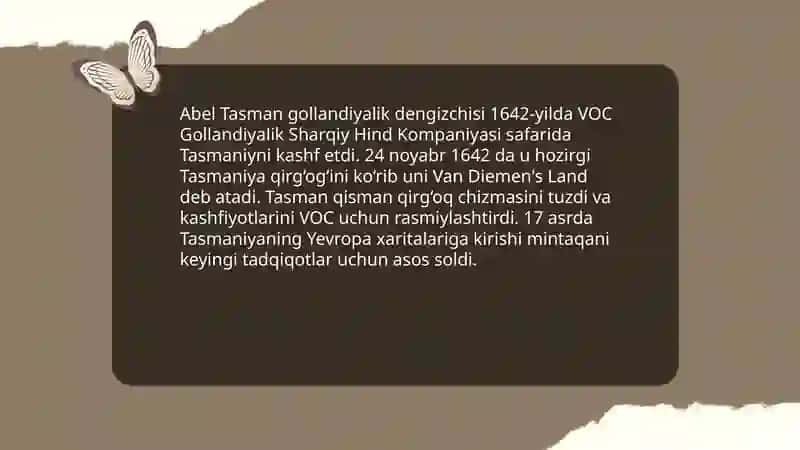 17-asrda Avstraliya imperiyasiga gollandiyalik kashfiyotchilarning taʼsiri 4