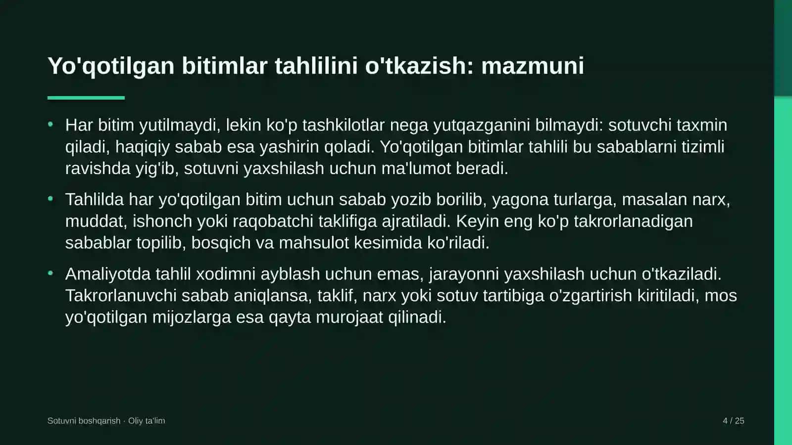 to'qimachilik korxonalarida yo'qotilgan bitimlar tahlilini o'tkazish 4866 4