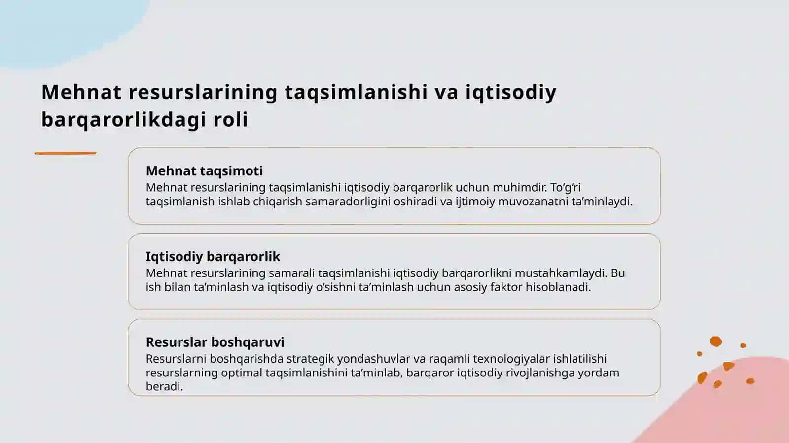 Mehnat bozori va korxonalarda mehnat resurslaridan foydalanish 4