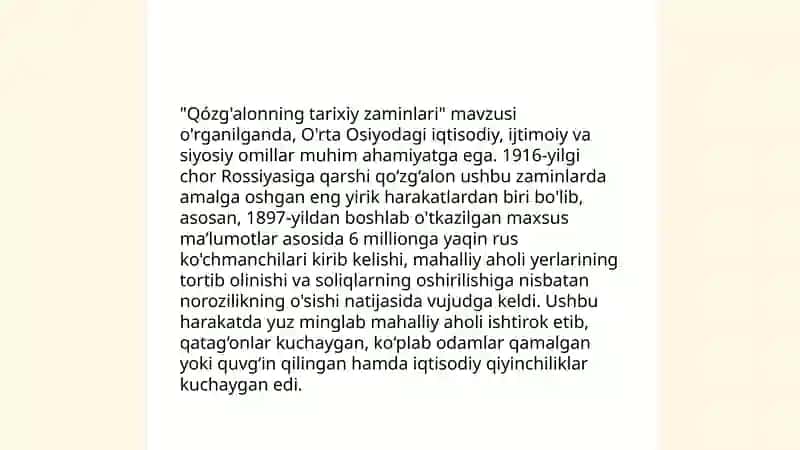 Kaboshenlar qózg'aloni 4