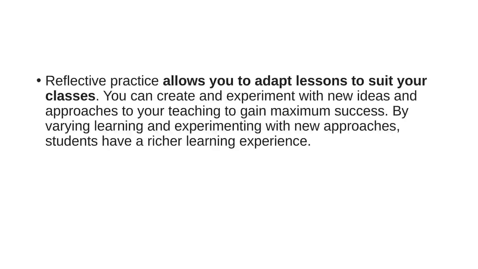 Reflective learning(teaching) 4