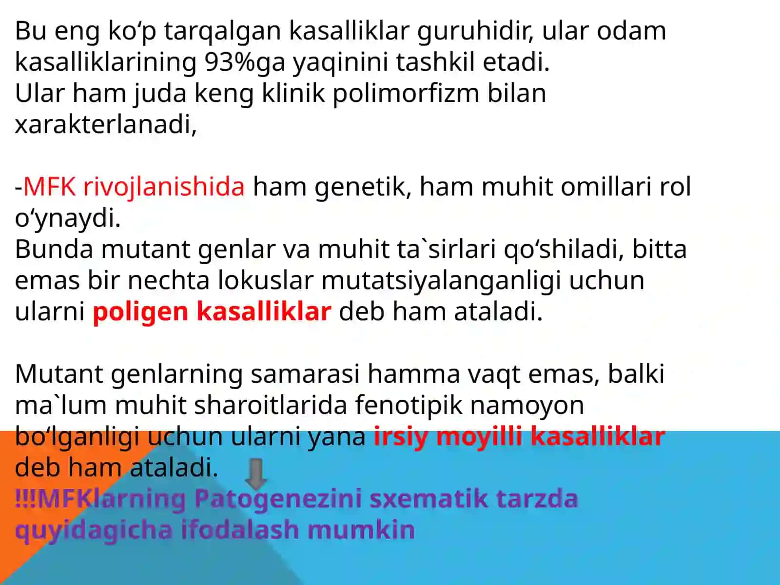 Multifaktorial kasalliklar 4