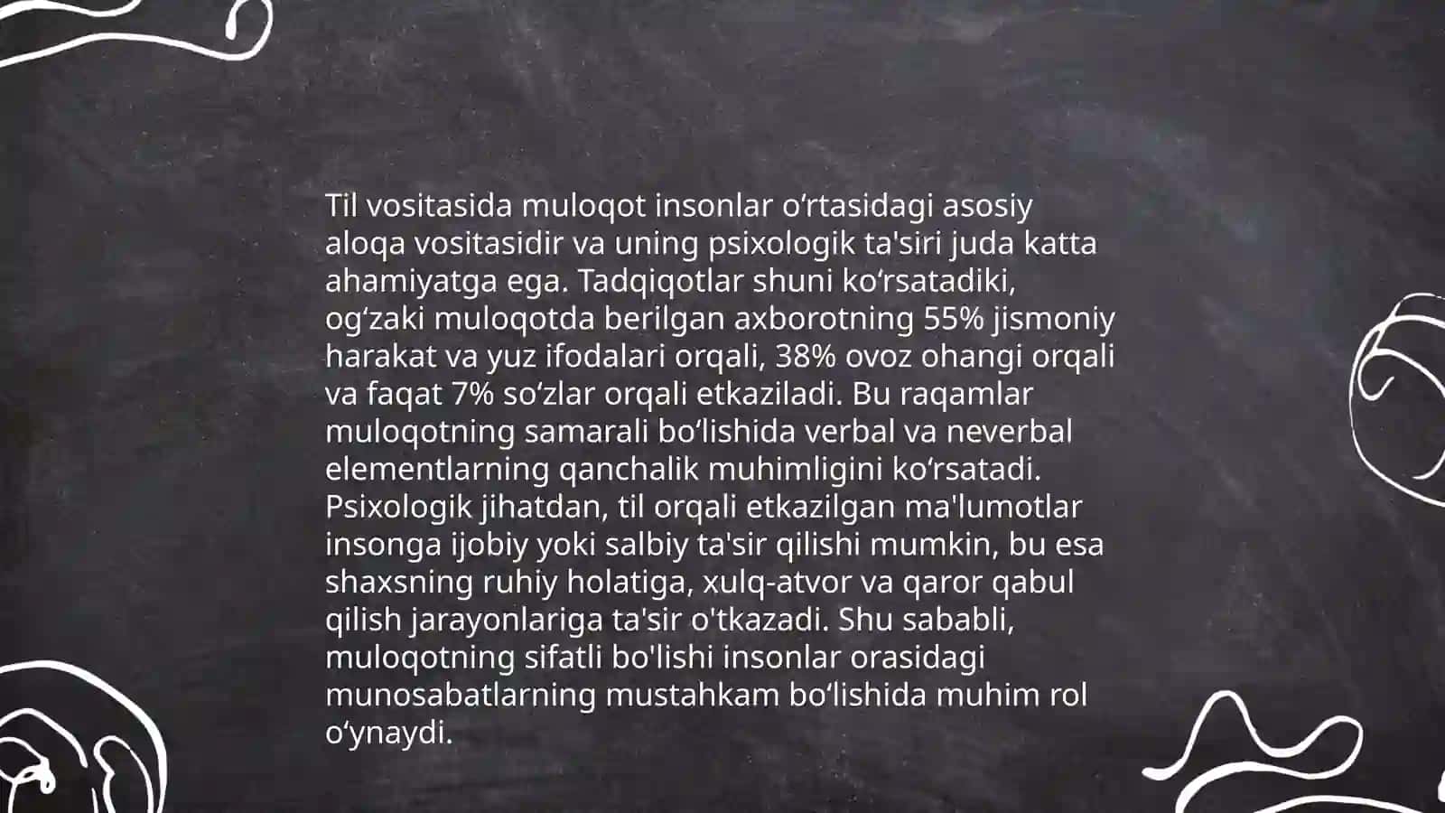 Psixik jarayonlarni shakllanishida tilning ahamiyati 4