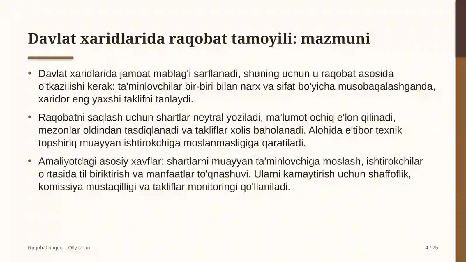 ovoz yozish studiyalarida davlat xaridlarida raqobat tamoyilini ta'minlash 3916 4