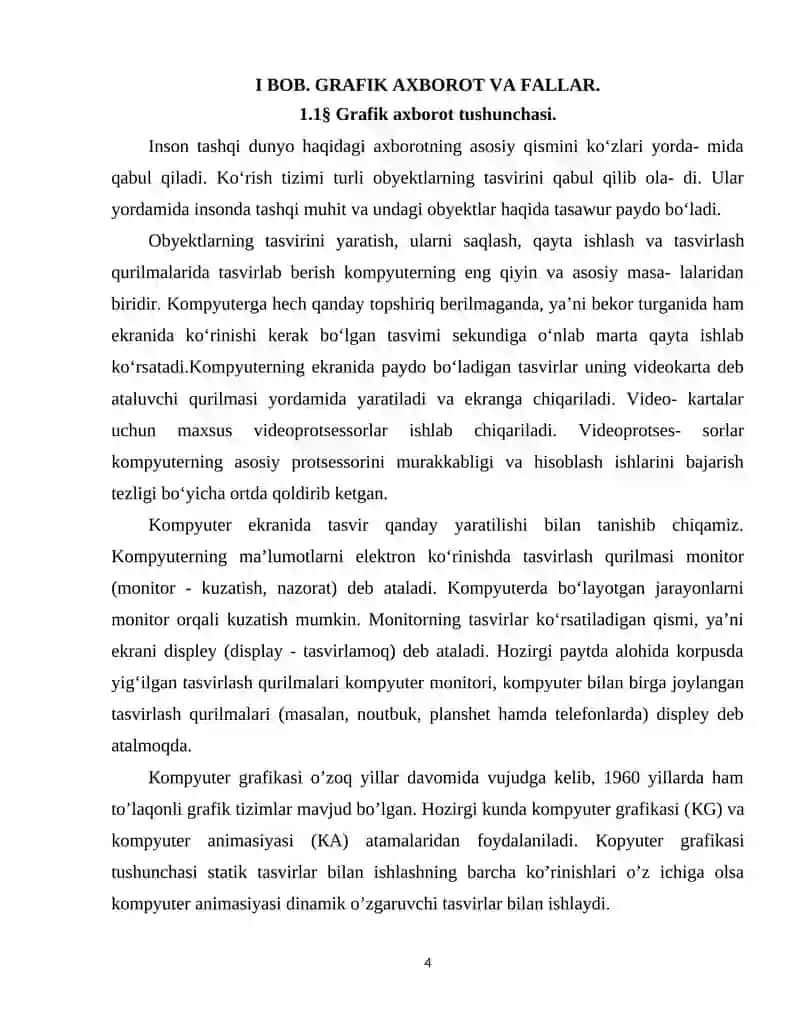 Grafik axborotlarni kiritishning maxsus vositalaridan foydanalishining ahamiyatli tomonlari 4