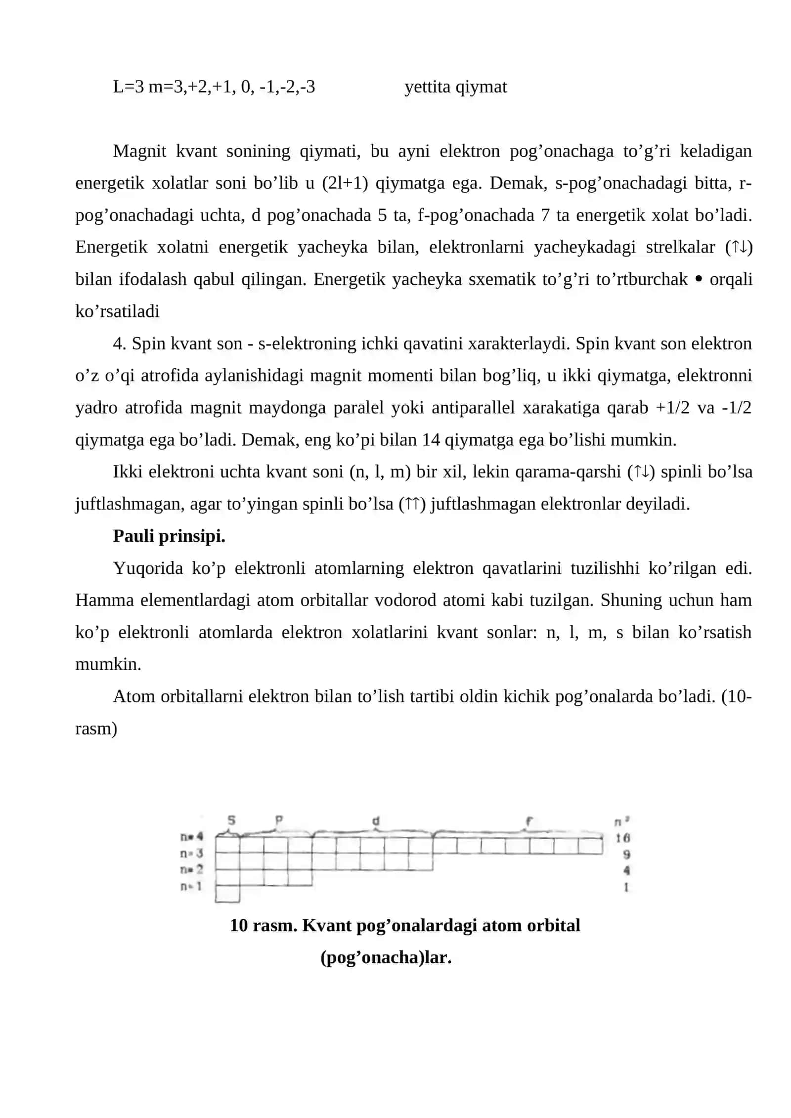 Elementlarning elektron formulalarini tuzish 4