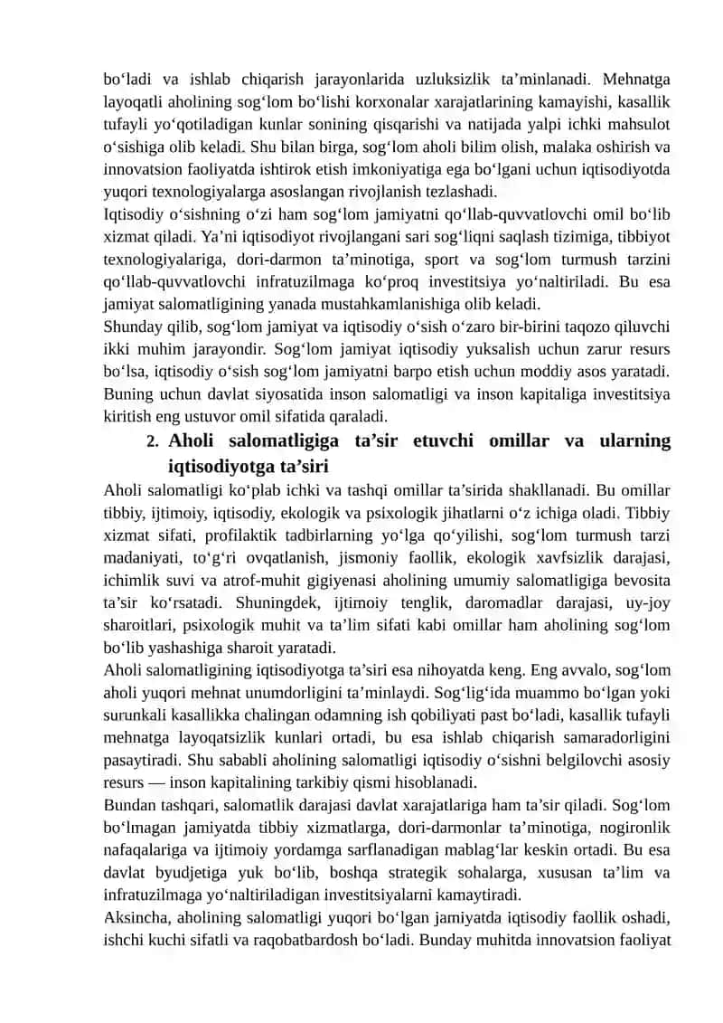 SOG'LOM JAMIYaT VA IQTISODIY OSISh O‘RTASIDAGI BOGLIQLIK 4