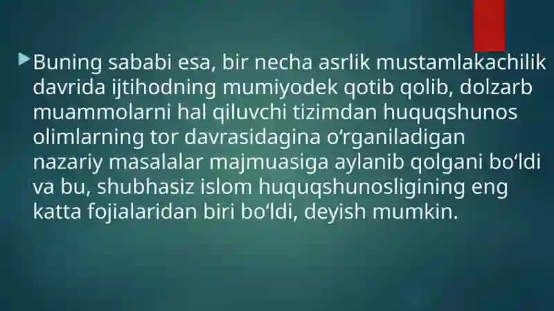 ISLOM MOLIYASINING RIVOJLANISH TARIXI 4