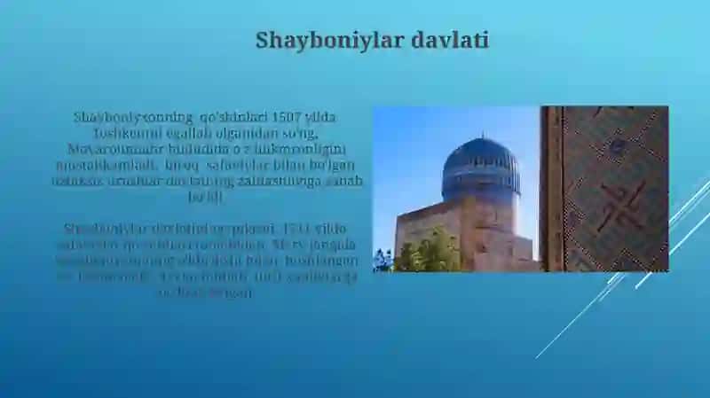 Oʻzbek davlatchiligi tarixi 4