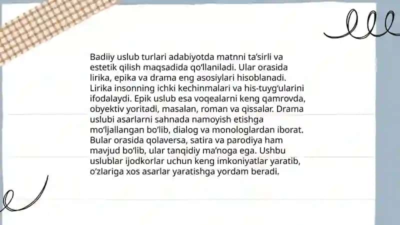 Badiiy uslub 4