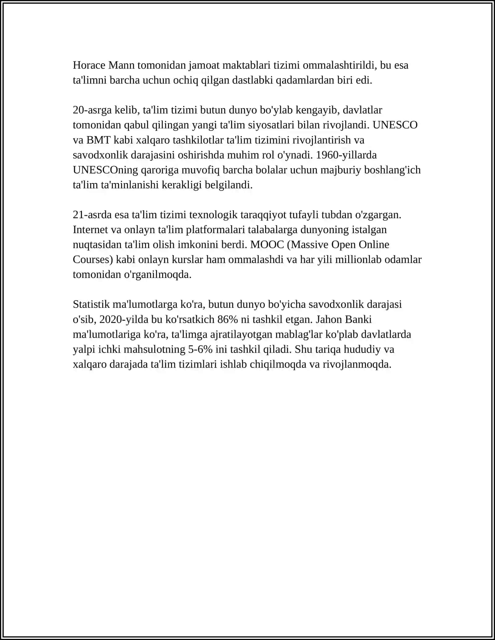 ARABISTON DAVLATIDA TAʼLIM TIZIMI 4