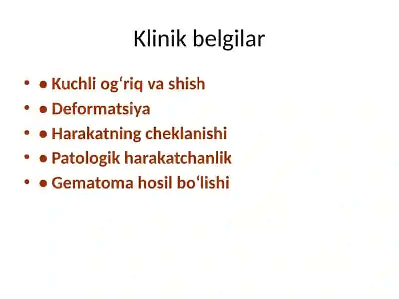 Boldir suyaklari sinishlari 4