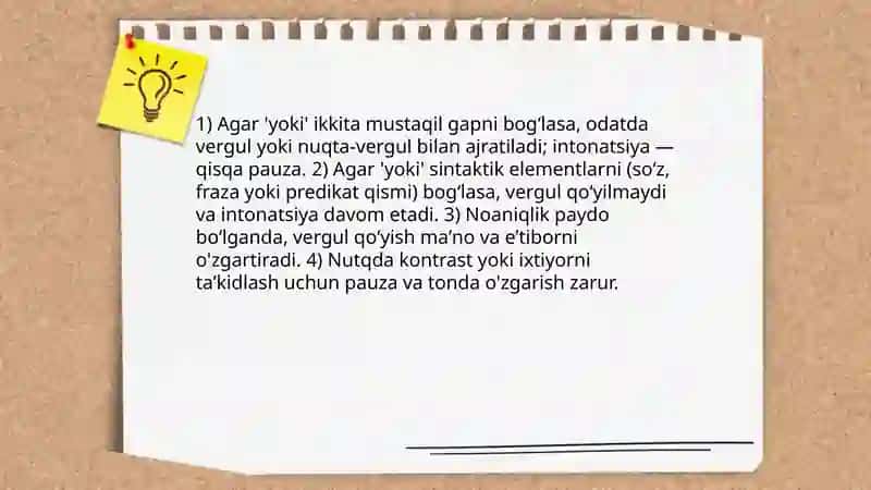 Vergul qoʻyish qoidalari: "va" oldidagi vergul masalasi 4