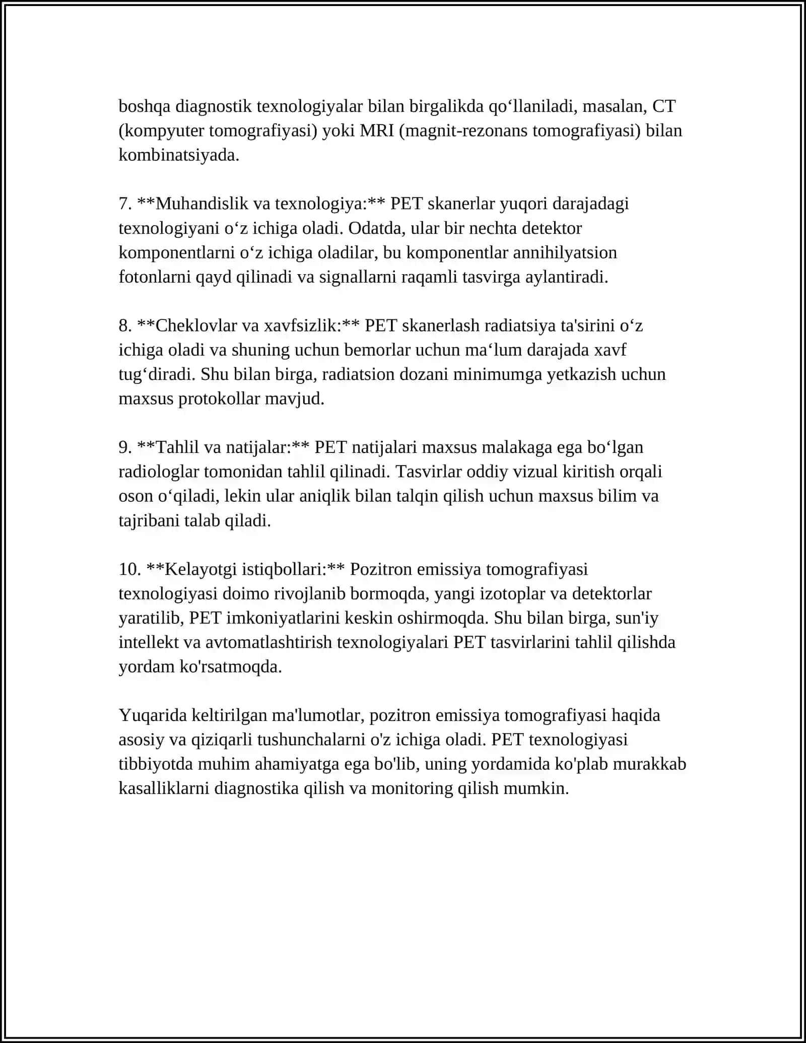 POZITRON EMMISION TOMOGRAFIYANING ISHLASH PRINSIPI 4