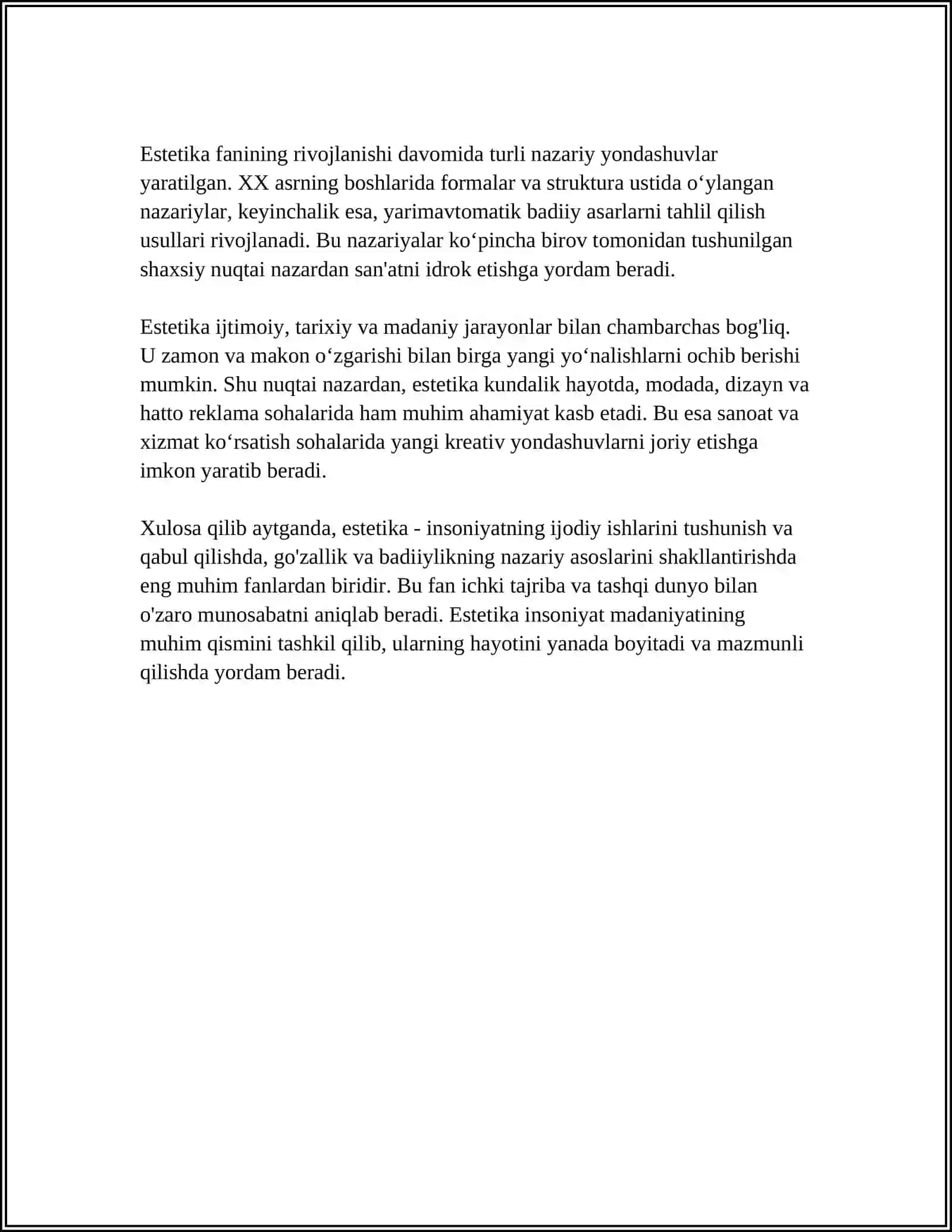ESTETIKA 4