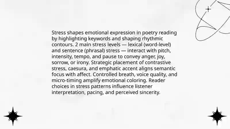 Stress in Literary Texts 4