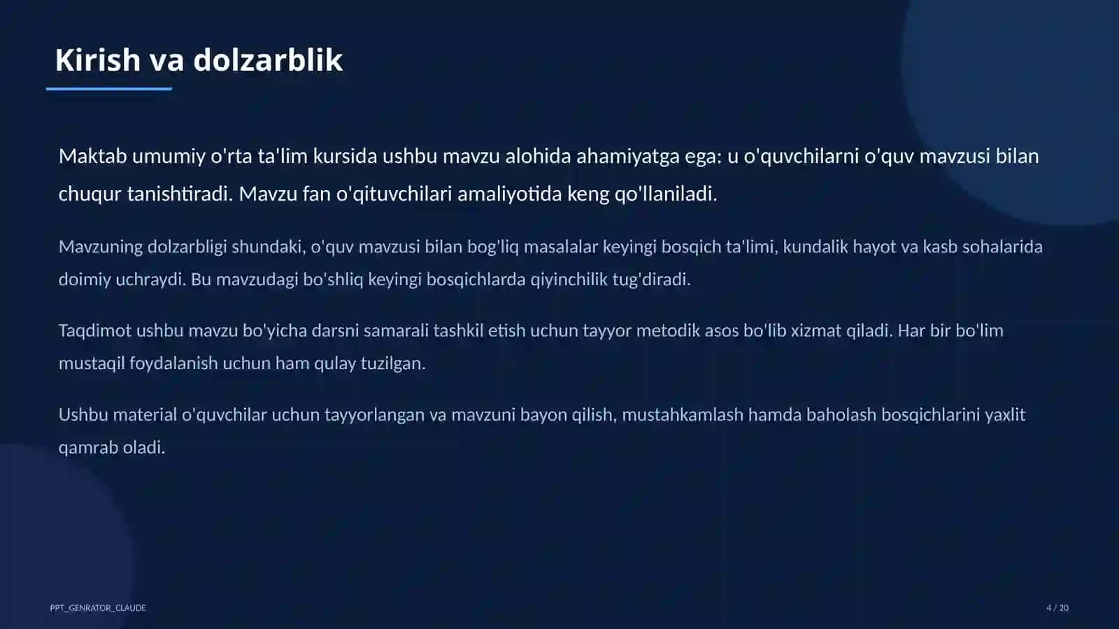 Geografiya 11-sinfgacha: o'lkashunoslik loyihalari va xarita bilan ishlash 4