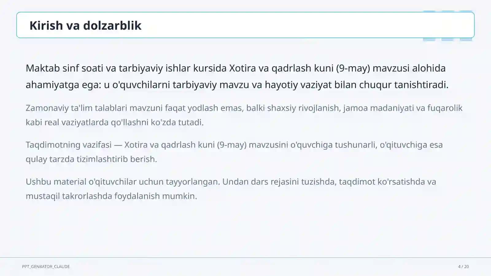 Xotira va qadrlash kuni (9-may) 4