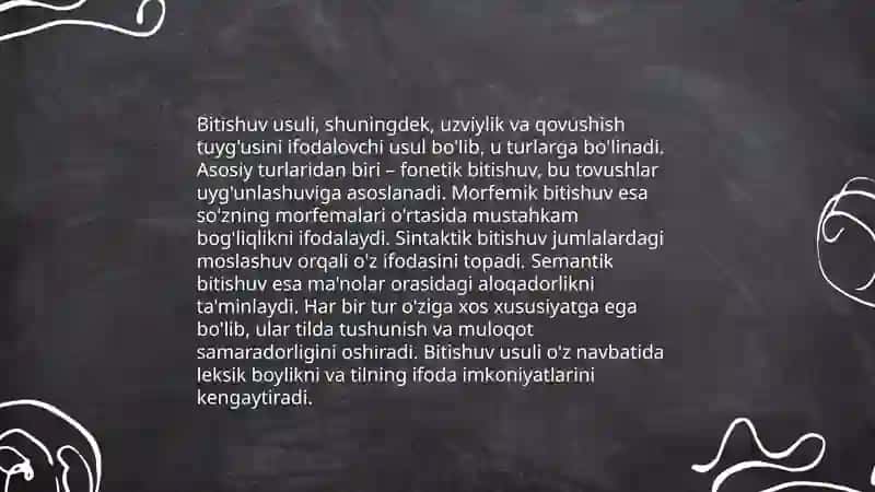 Bitishuv usuli 4