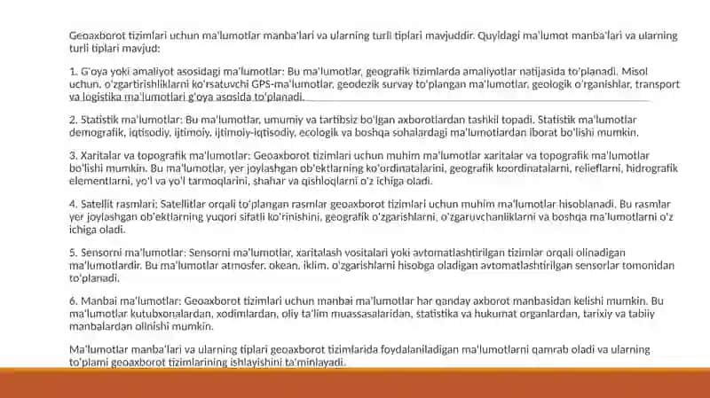 Geografiya axborot tizimlari (GAT) dasturi 4