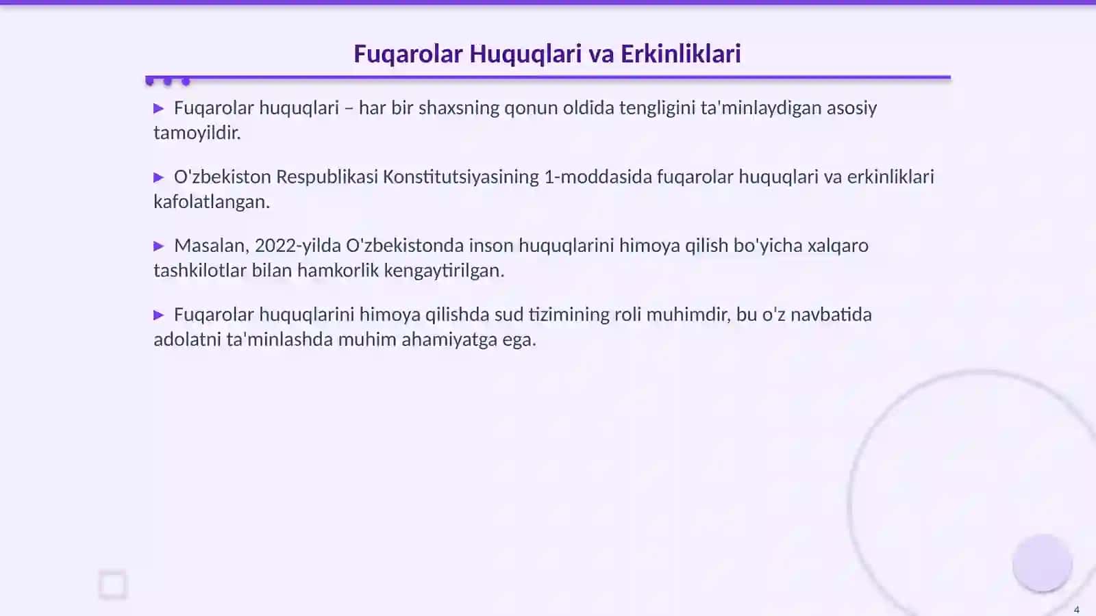 Fuqarolarni Muhofaza Qilish Asoslari 4